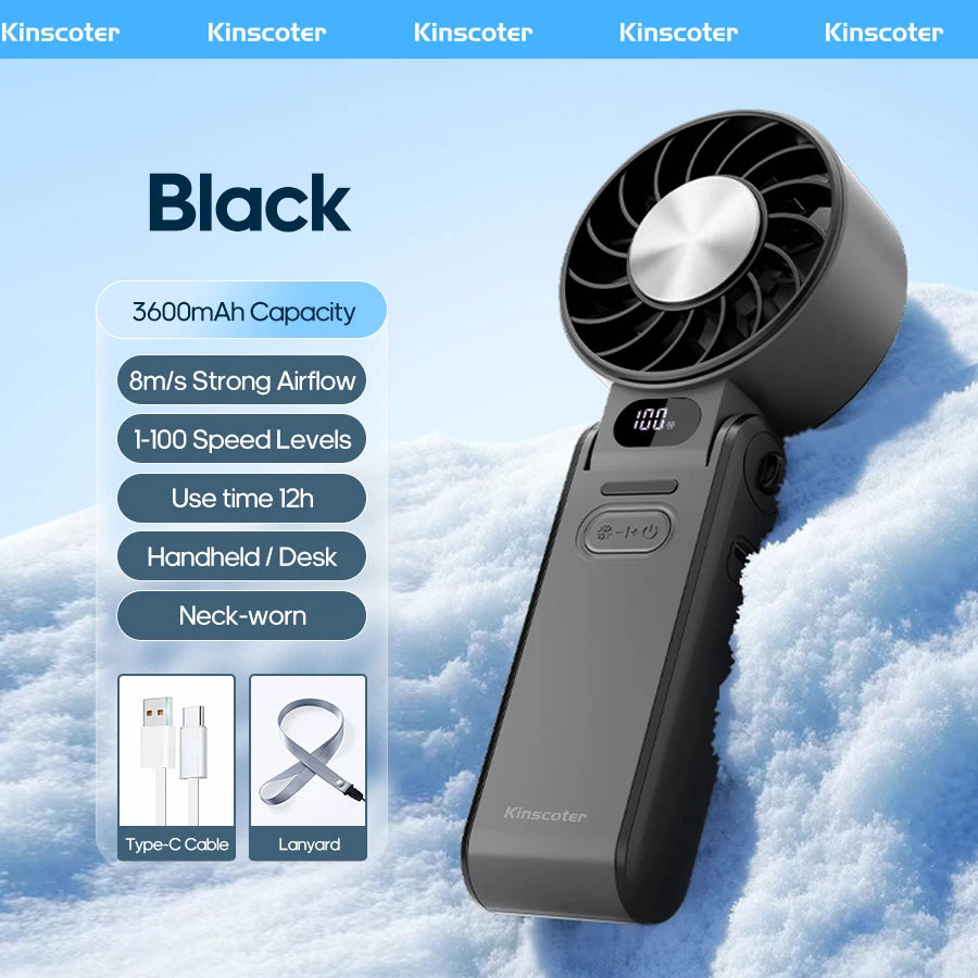 BreezeFlexi Portable Folding Fan